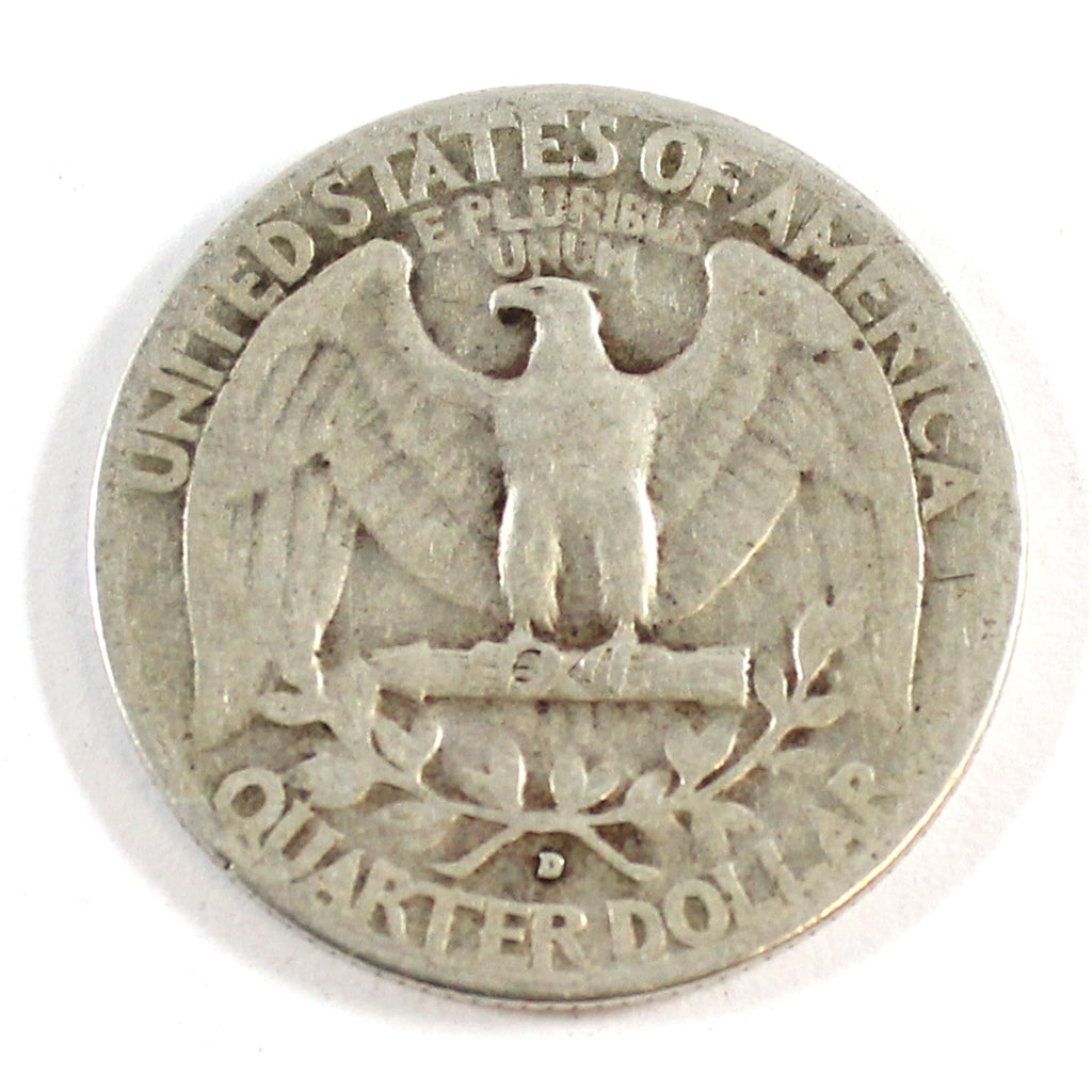 1936 D USA Quarter Circulated