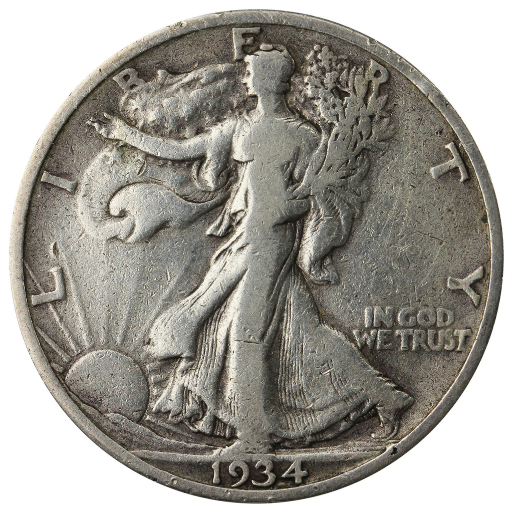 1934 S USA Half Dollar Circulated
