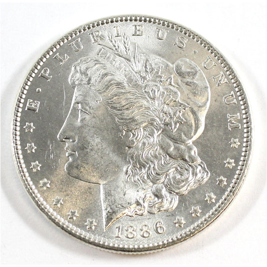 1886 USA Dollar Choice Brilliant Uncirculated (MS64) $