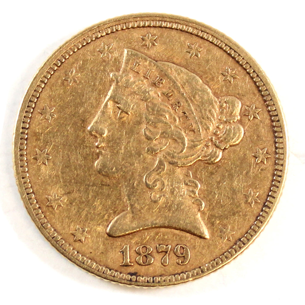 1879 USA  $5.00 Gold Extra Fine (EF40) $