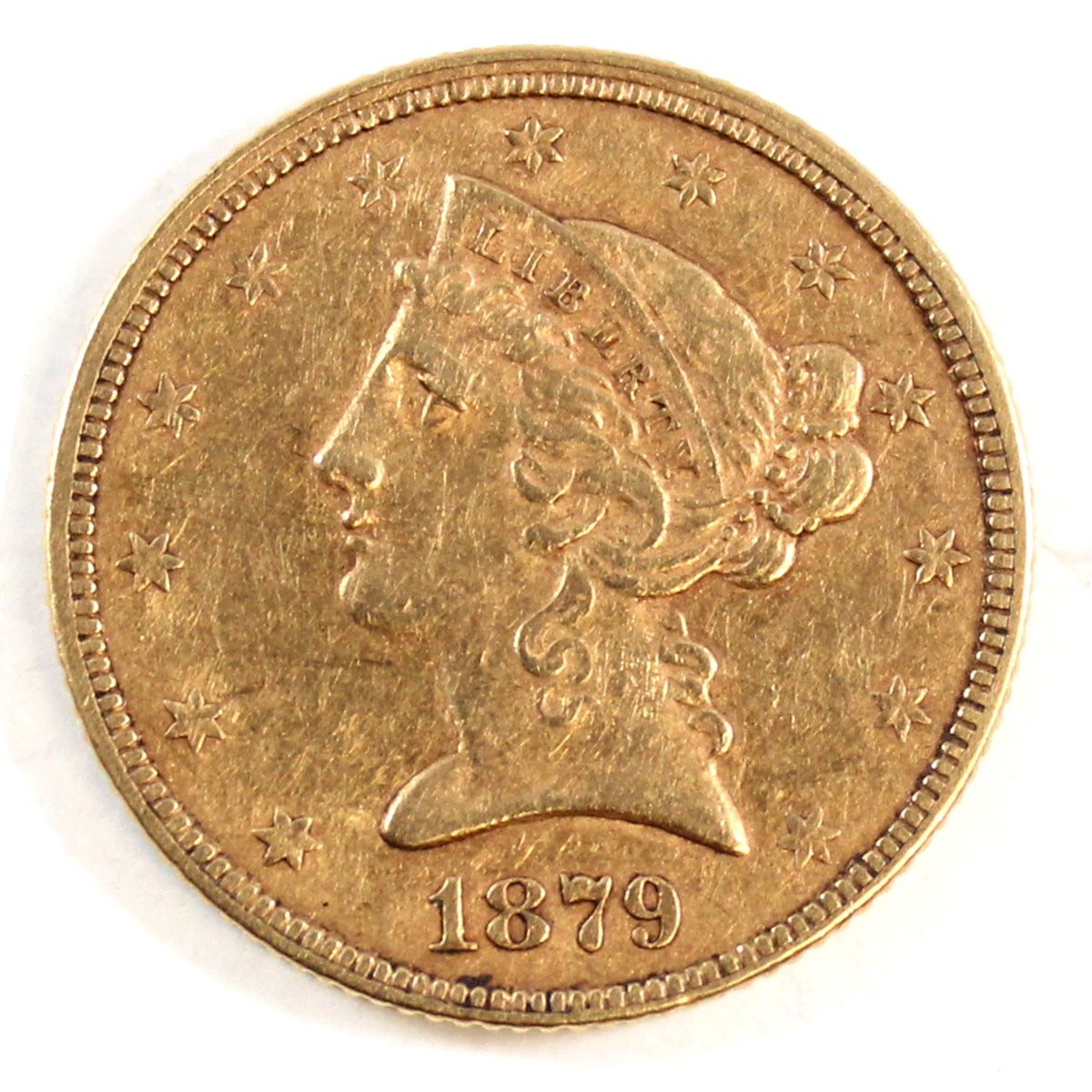1879 USA  $5.00 Gold Extra Fine (EF40) $