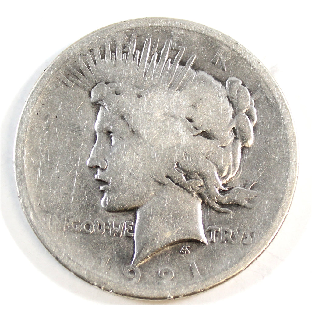 1921 Peace USA Dollar Very Good (VG8) $