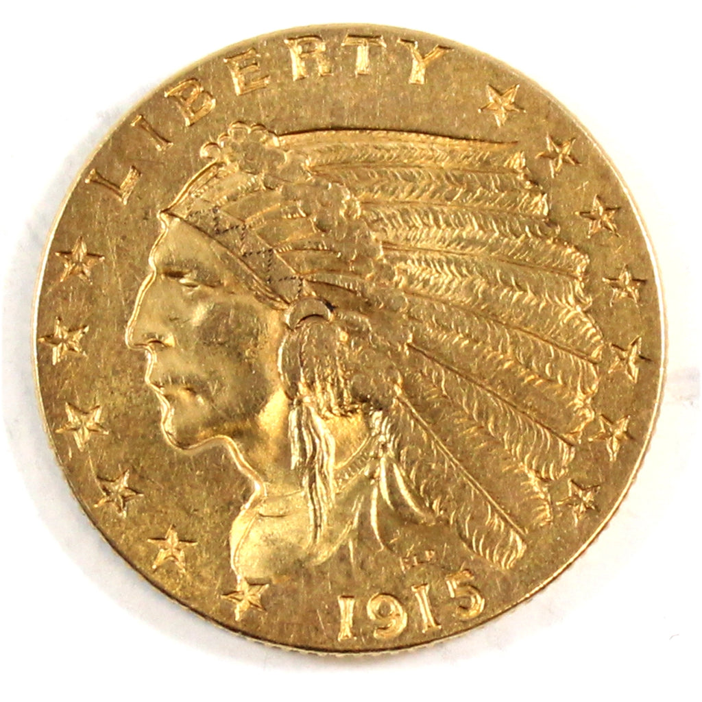 1915 USA $2.50 Gold Extra Fine (EF40) $