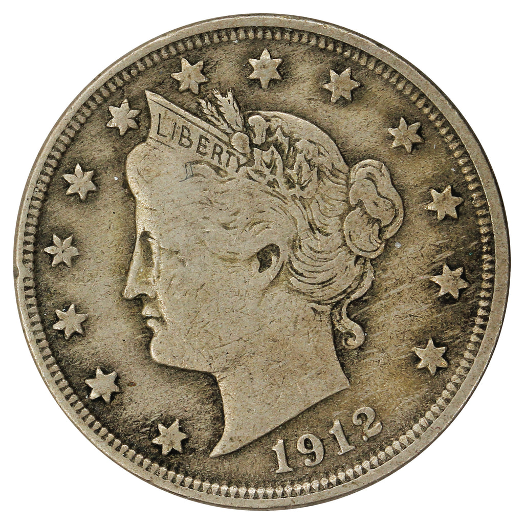 1912 USA Nickel F-VF (F15)