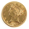 1905 S USA $5.00 Gold Almost Uncirculated (AU50) $