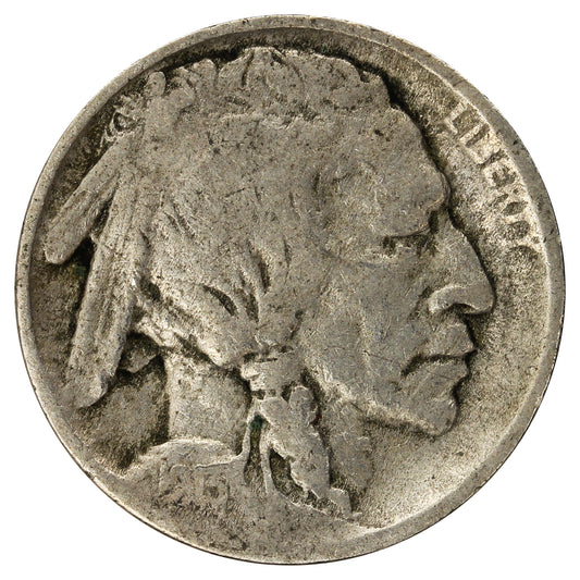 1913 Var. 1 Raised Ground USA Nickel G-VG (G6)