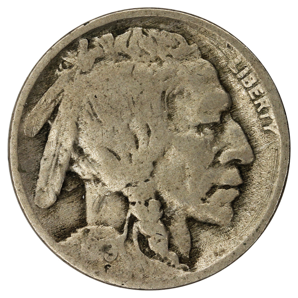 1913 Var. 2 Recessed Ground USA Nickel G-VG (G6)