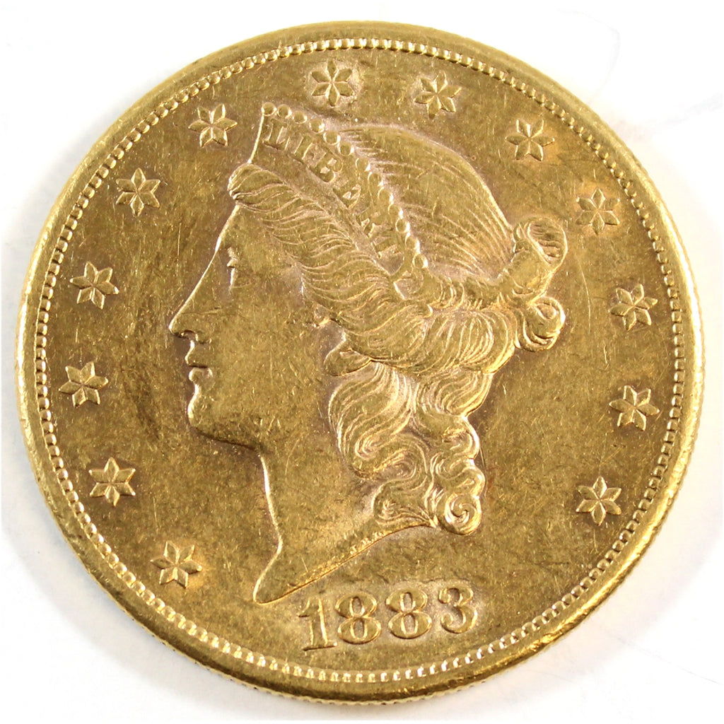 1883 S USA $20.00 Gold EF-AU (EF45) $