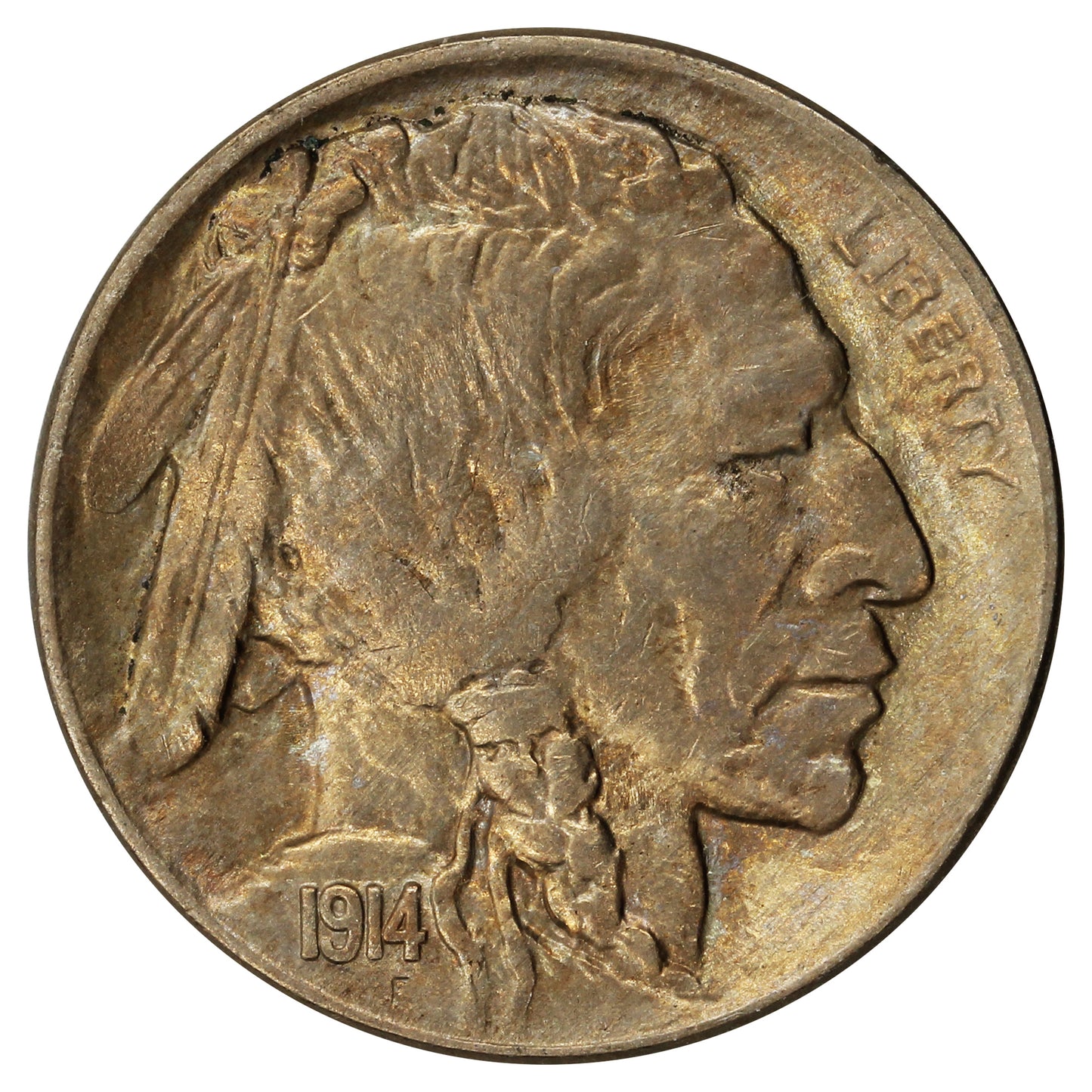 1914 USA Nickel Almost Uncirculated (AU50)