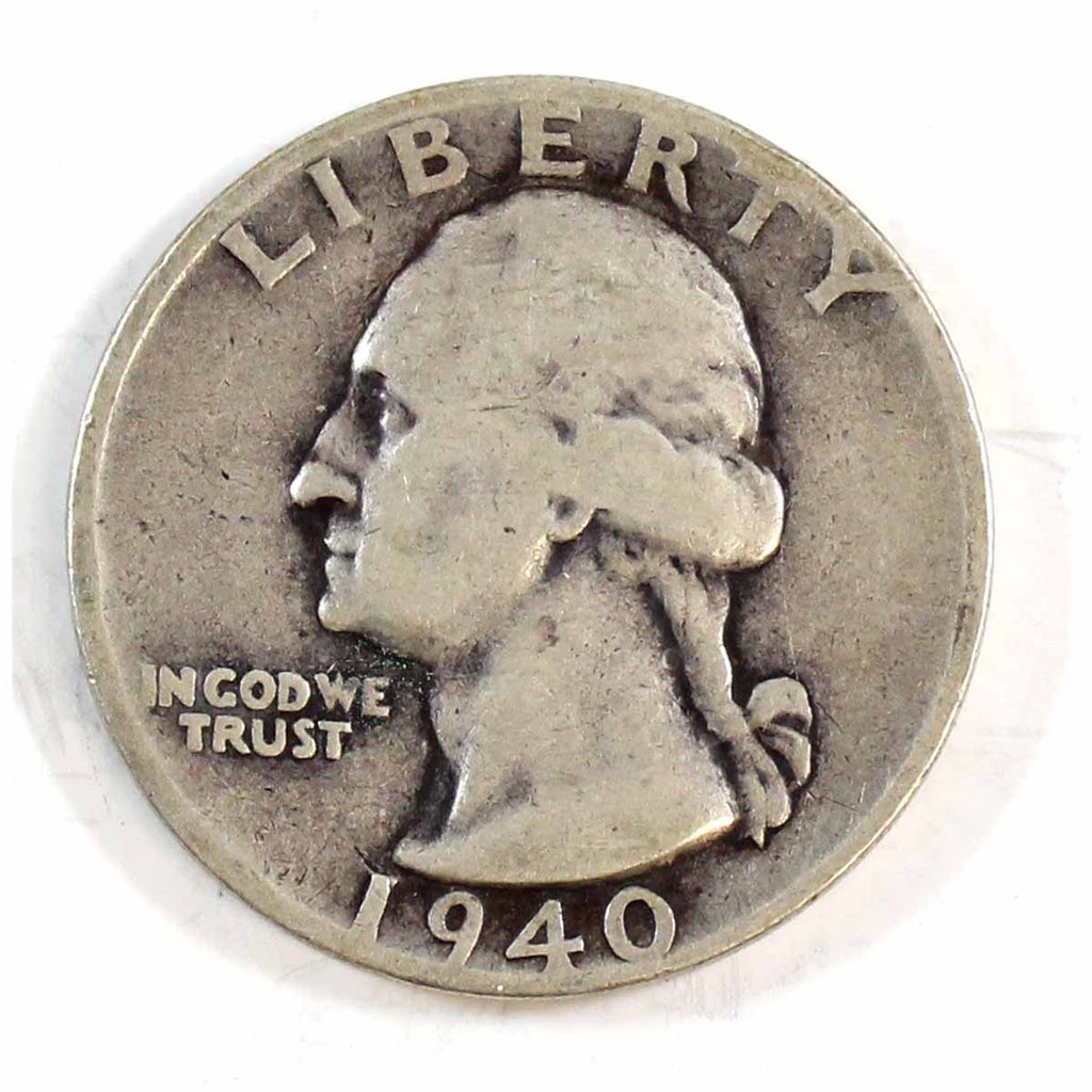 1940 D USA Quarter Circulated