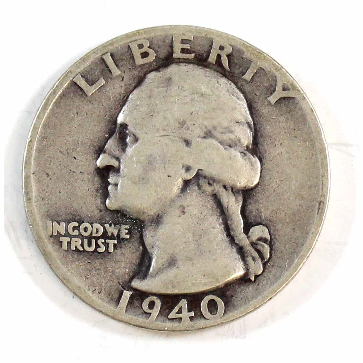 1940 D USA Quarter Circulated