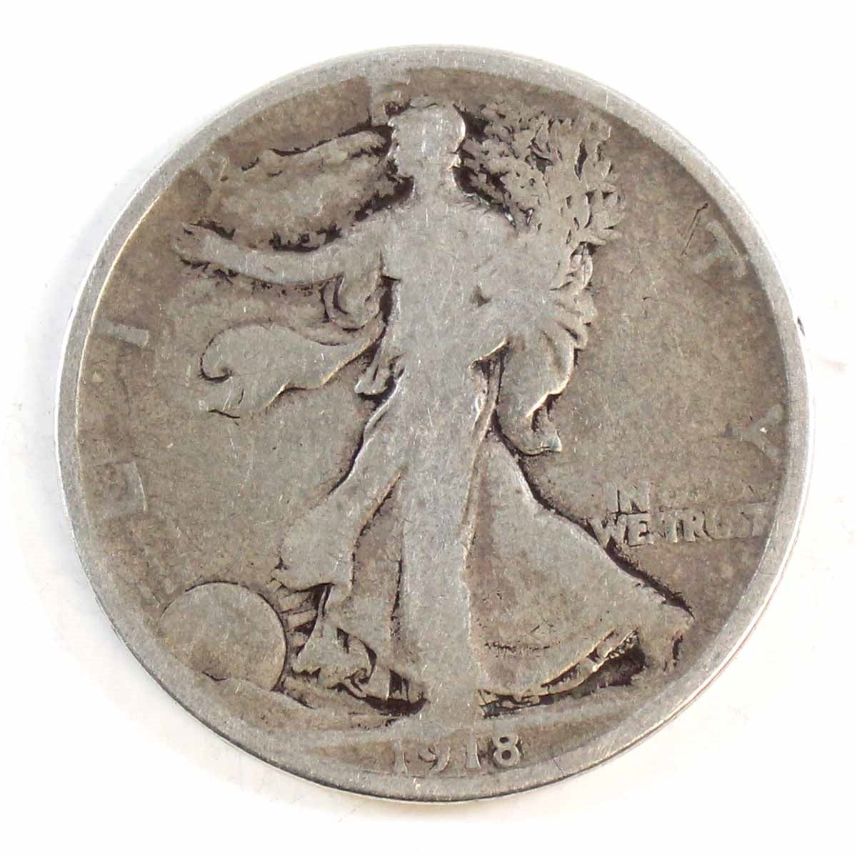1918 USA Half Dollar Circulated