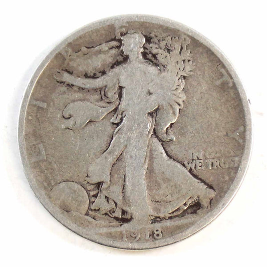 1918 USA Half Dollar Circulated