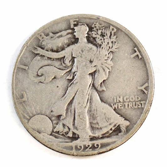 1929 D USA Half Dollar Circulated