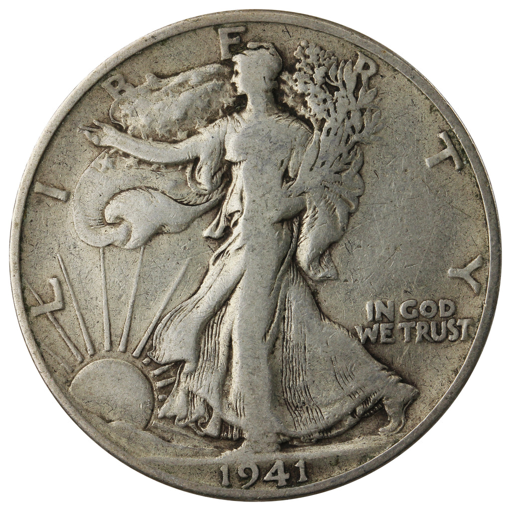 1941 D USA Half Dollar Circulated