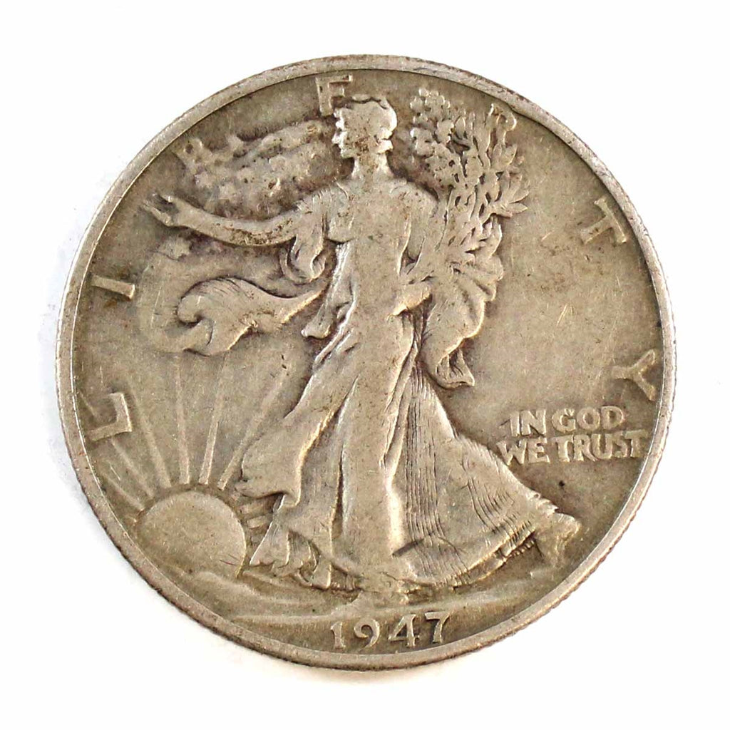 1947 D USA Half Dollar Circulated