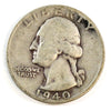 1940 USA Quarter Circulated