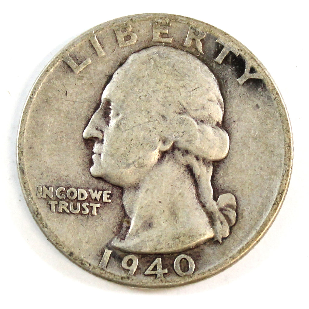 1940 USA Quarter Circulated