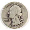 1943 D USA Quarter Circulated