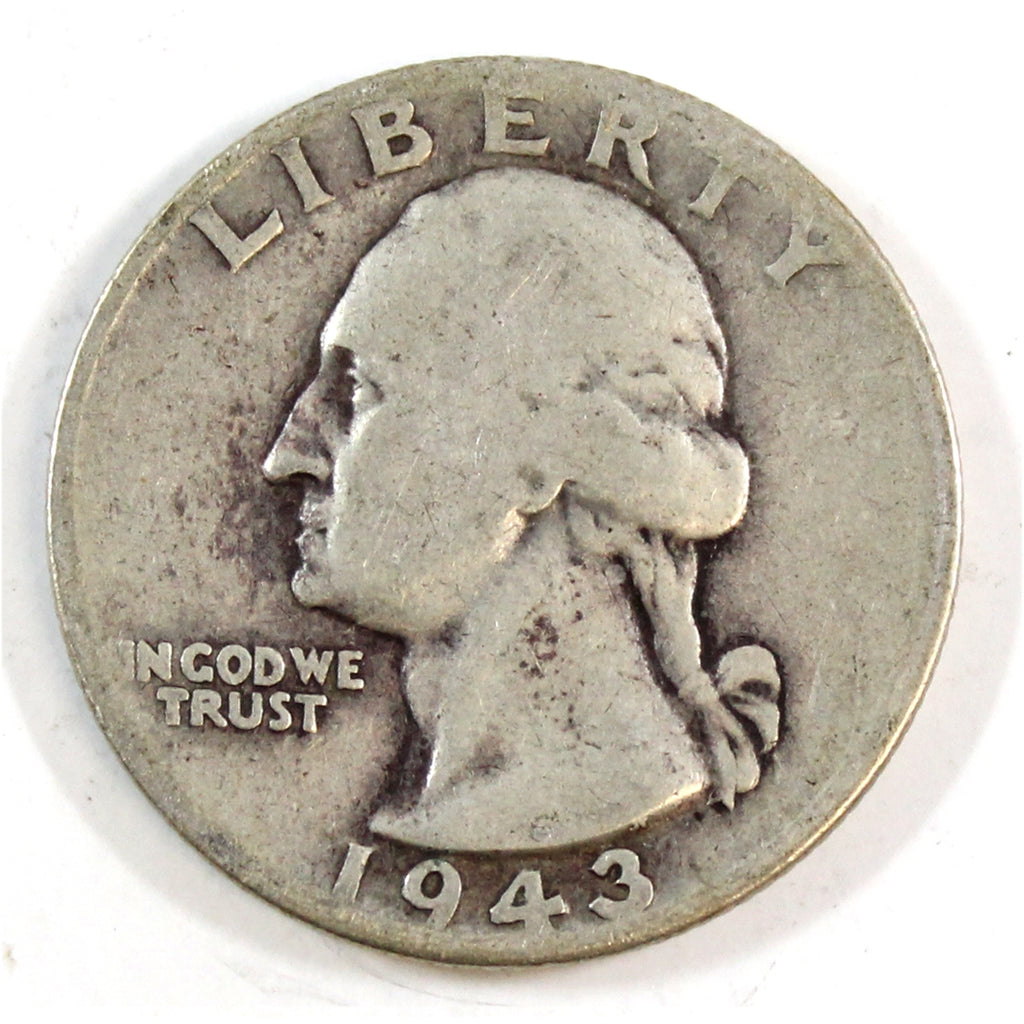 1943 D USA Quarter Circulated