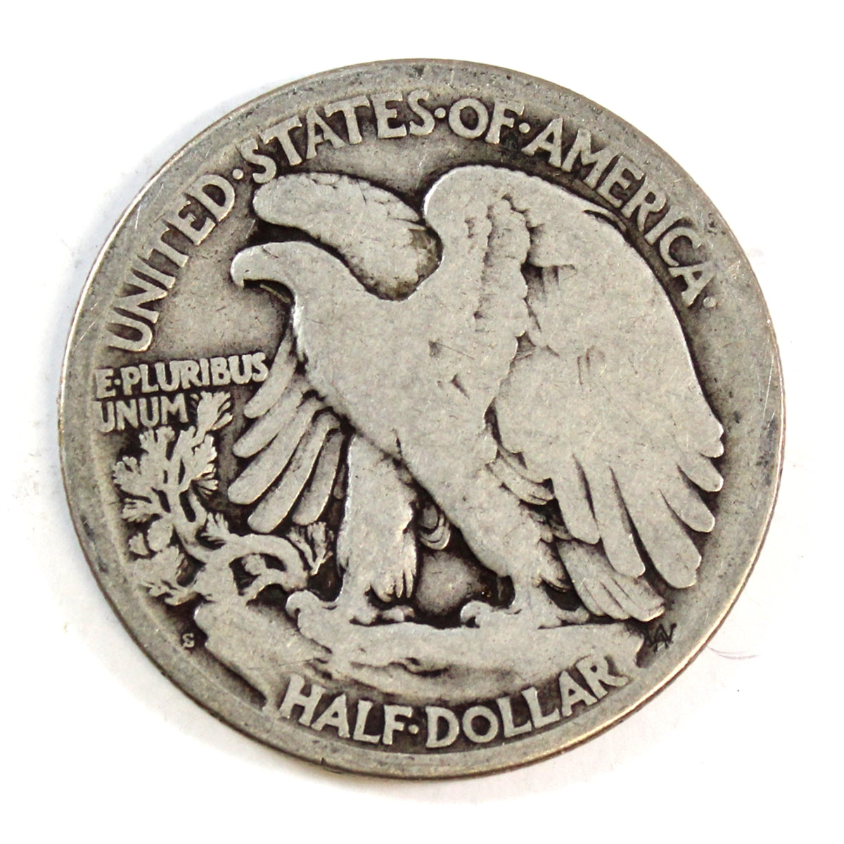 1918 S USA Half Dollar Circulated