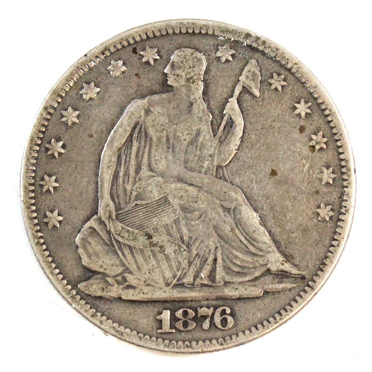 1876 USA Half Dollar VG-F (VG10) $