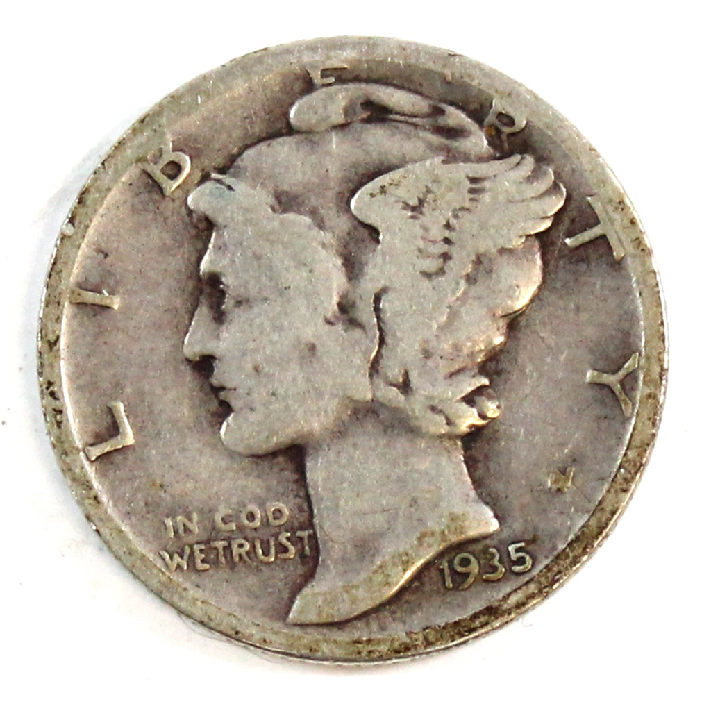 1935 S USA Dime Circulated