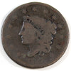 1837 Medium Letters USA Cent About Good (AG-3)