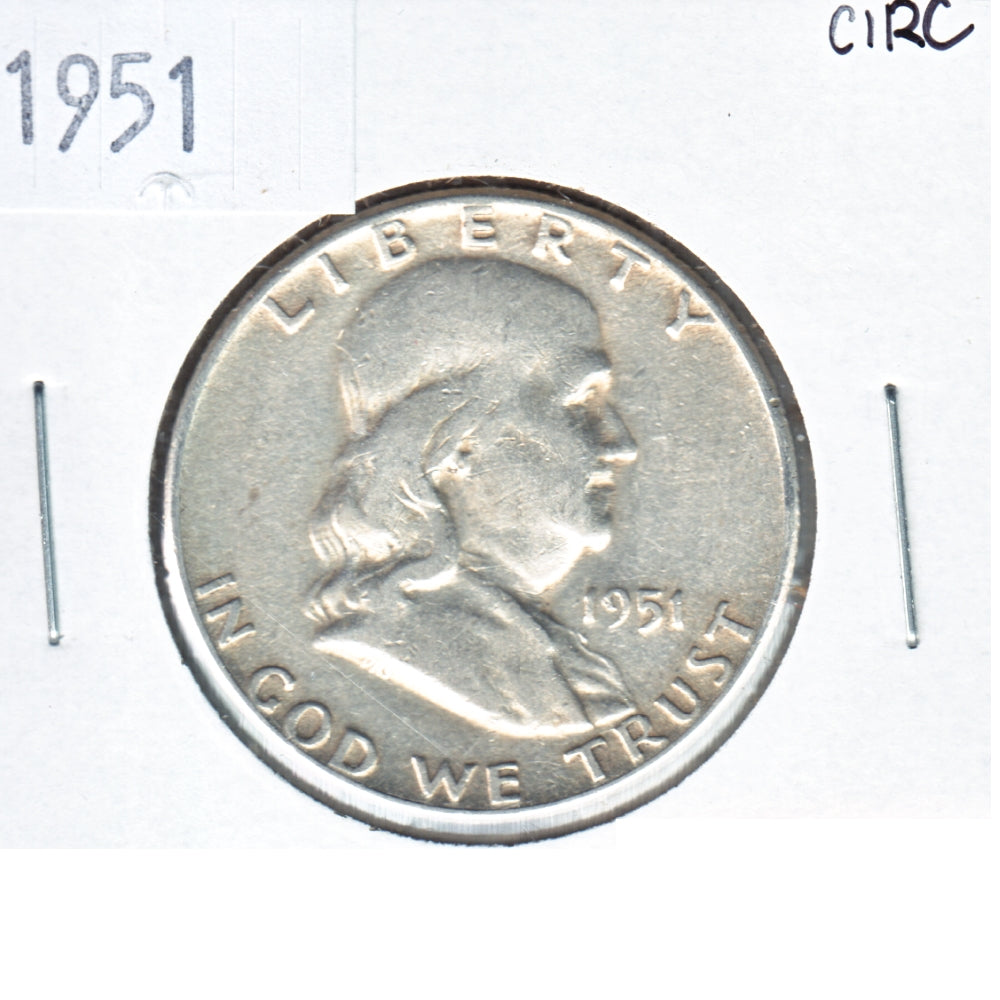 1951 USA Half Dollar Circulated