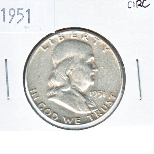 1951 USA Half Dollar Circulated