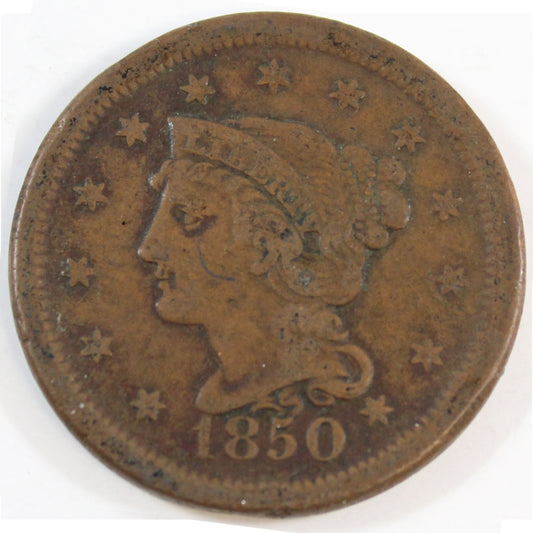 1850 USA Cent Very Fine (VF-20)