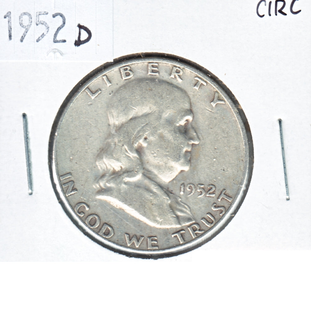 1952 D USA Half Dollar Circulated