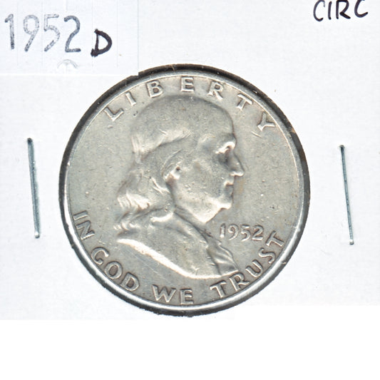 1952 D USA Half Dollar Circulated