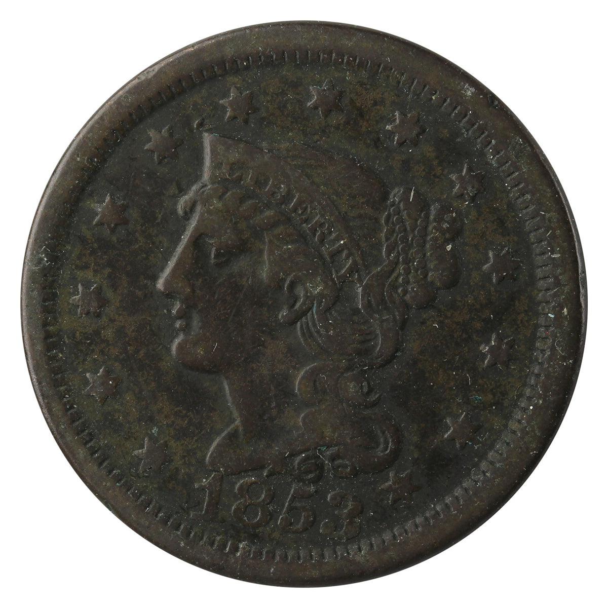 1853 USA Cent Very Fine (VF20)