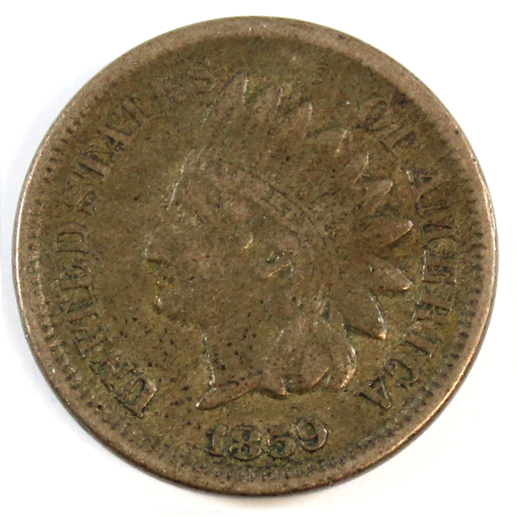 1859 USA Cent F-VF (F15)