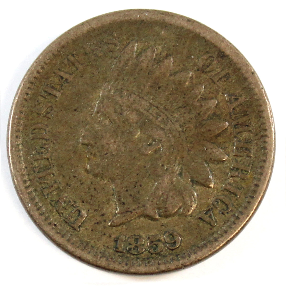 1859 USA Cent F-VF (F15)