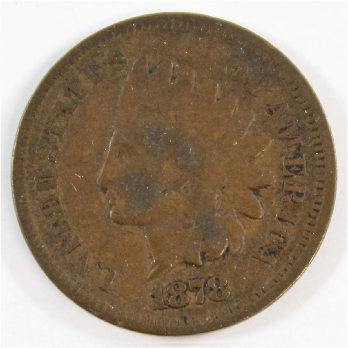 1878 USA Cent VG-F (VG10)