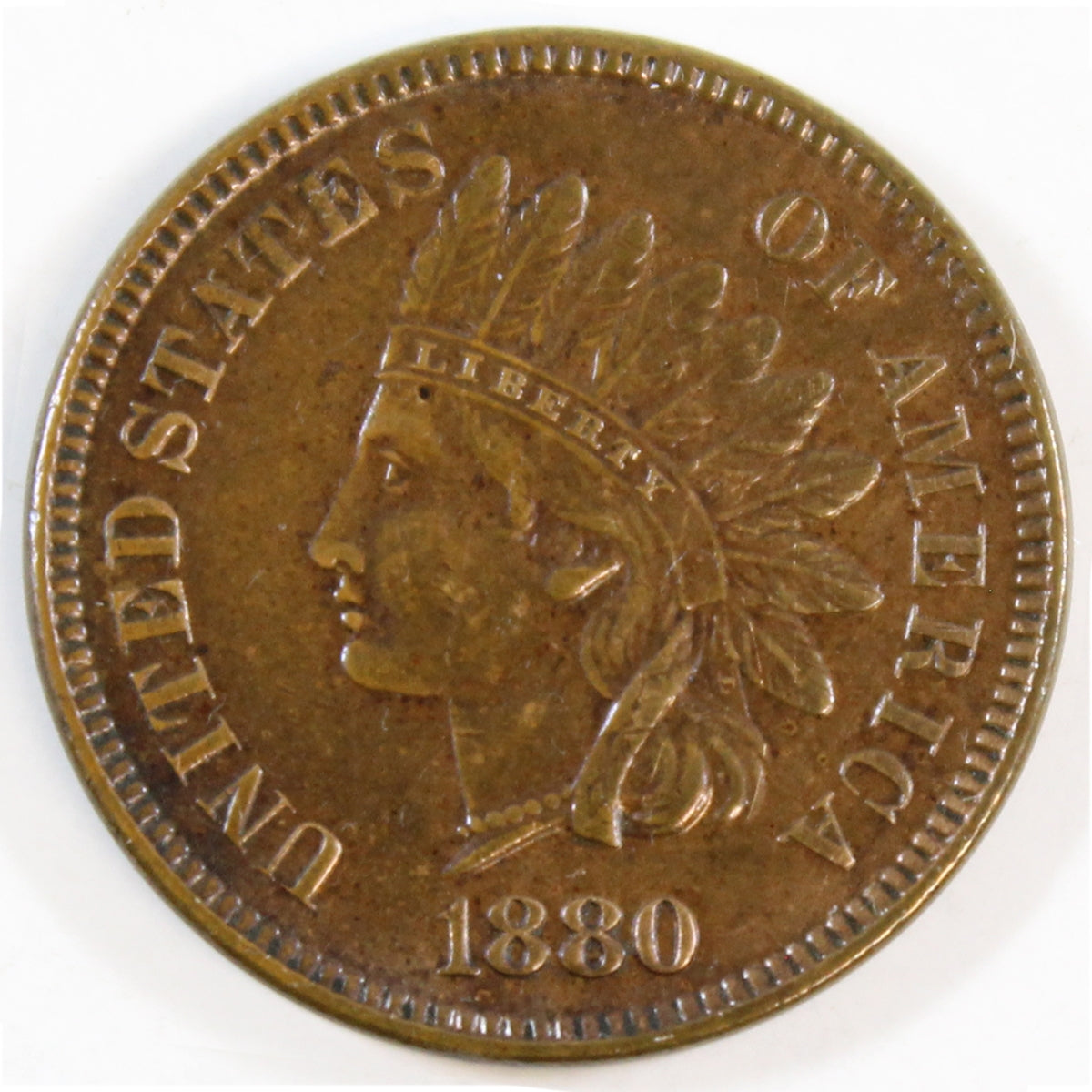 1880 USA Cent AU-UNC (AU50) $
