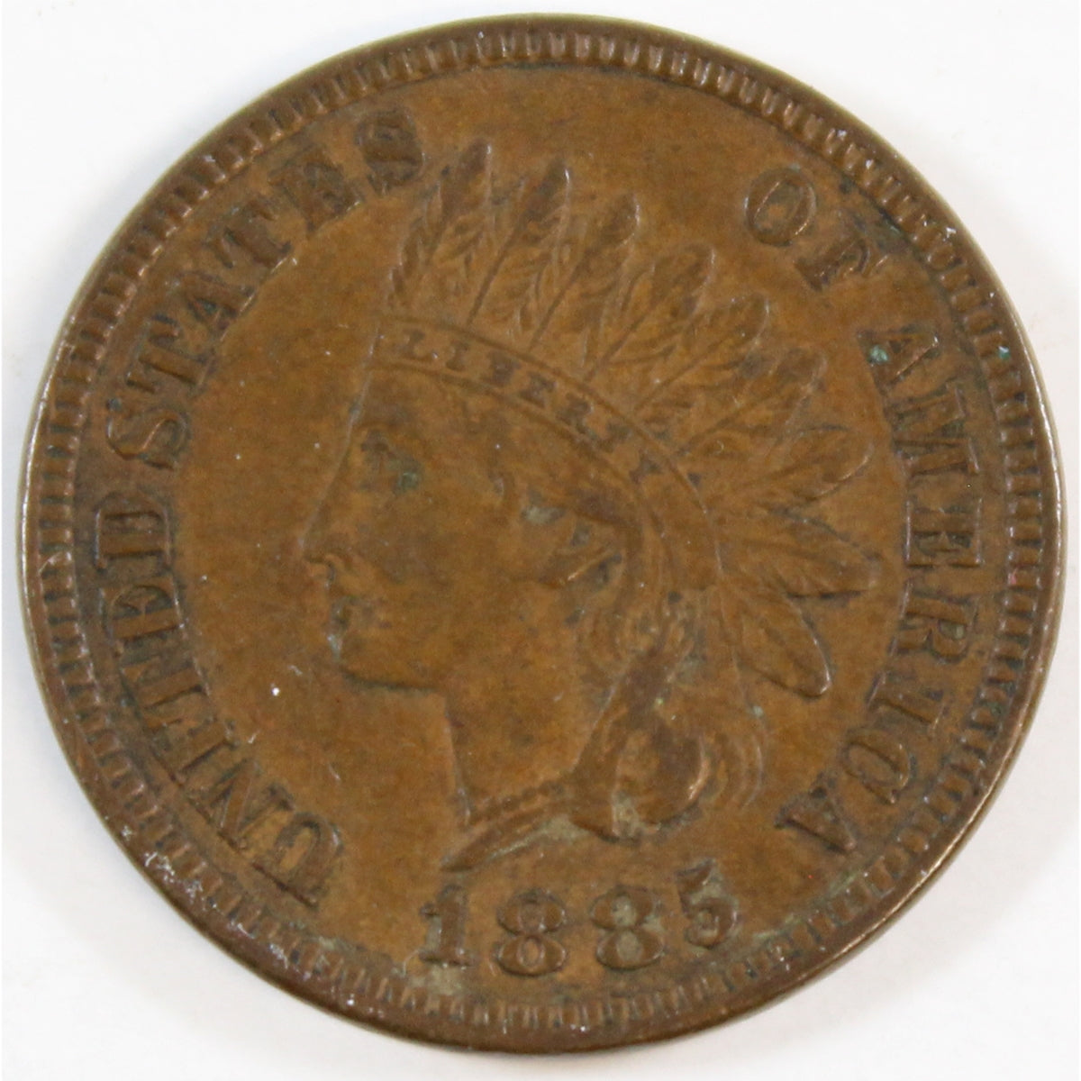 1885 USA Cent Almost Uncirculated (AU50) $