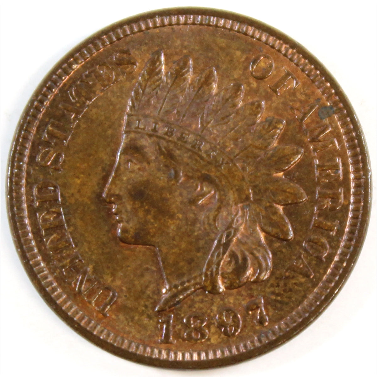 1897 USA Cent UNC+ (MS62)