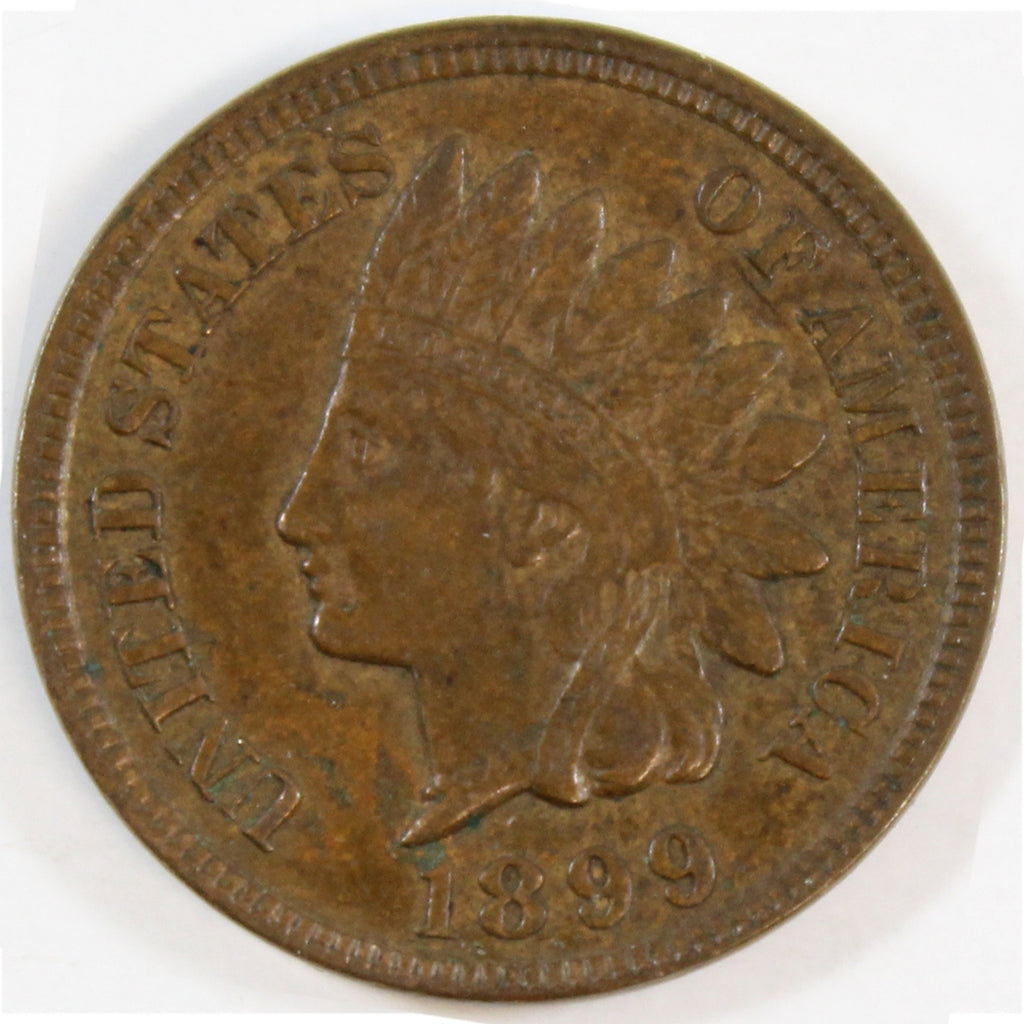 1899 USA Cent Almost Uncirculated (AU50)