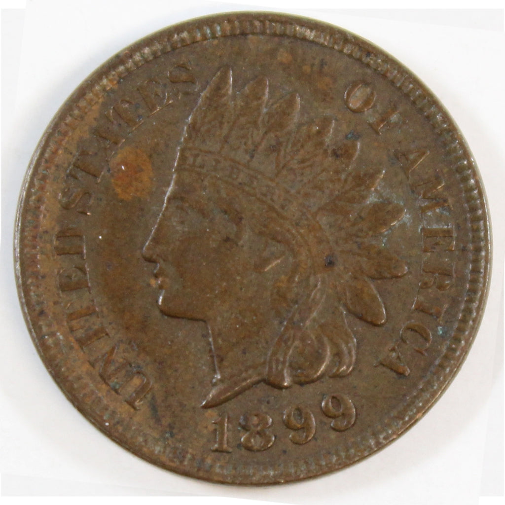 1899 USA Cent EF-AU (EF45)