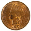 1901 USA Cent Brilliant Uncirculated (MS63) $