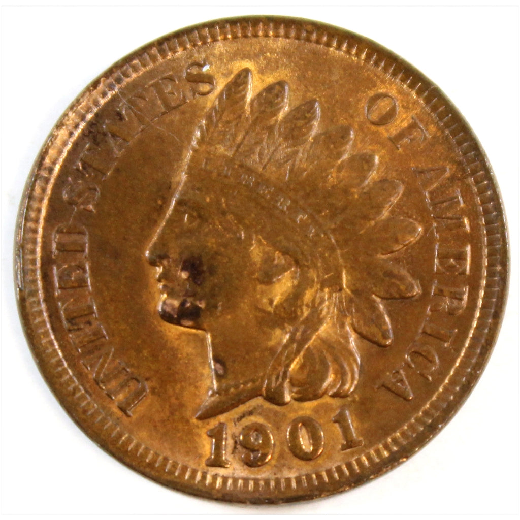 1901 USA Cent Brilliant Uncirculated (MS63) $