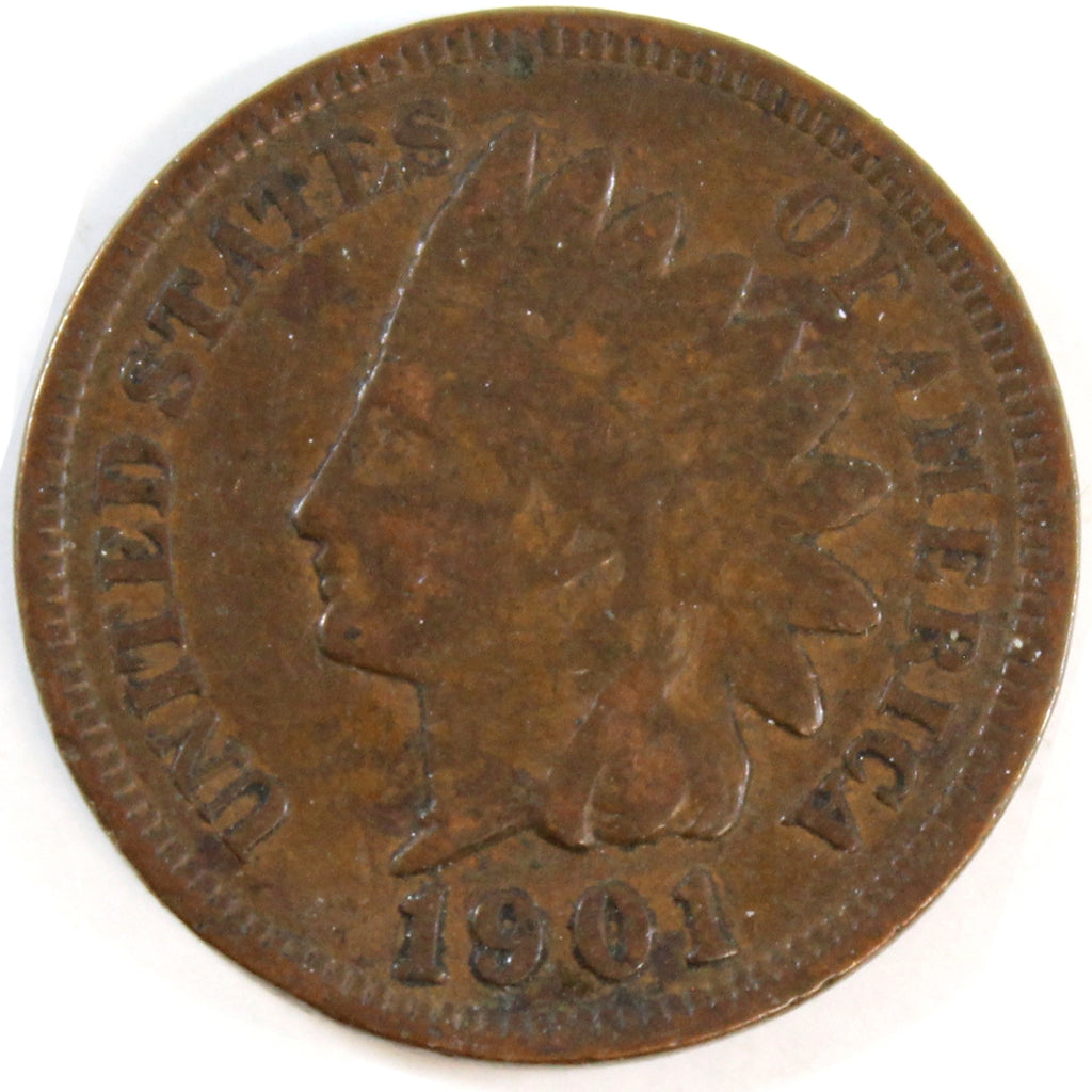 1901 USA Cent VG-F (VG10)