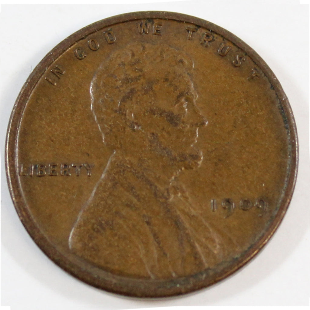 1909 VDB USA Lincoln Cent Almost Uncirculated (AU50)
