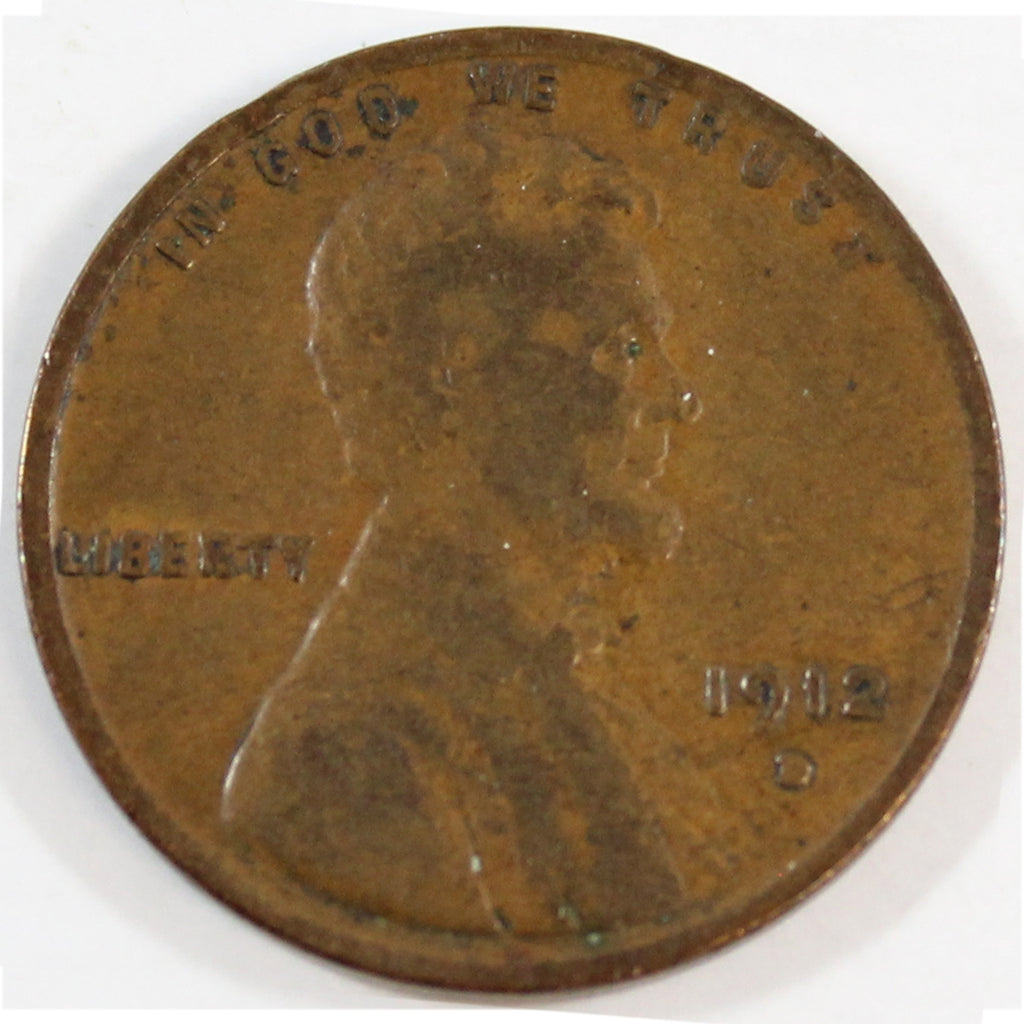 1912 D USA Cent Very Fine (VF20)