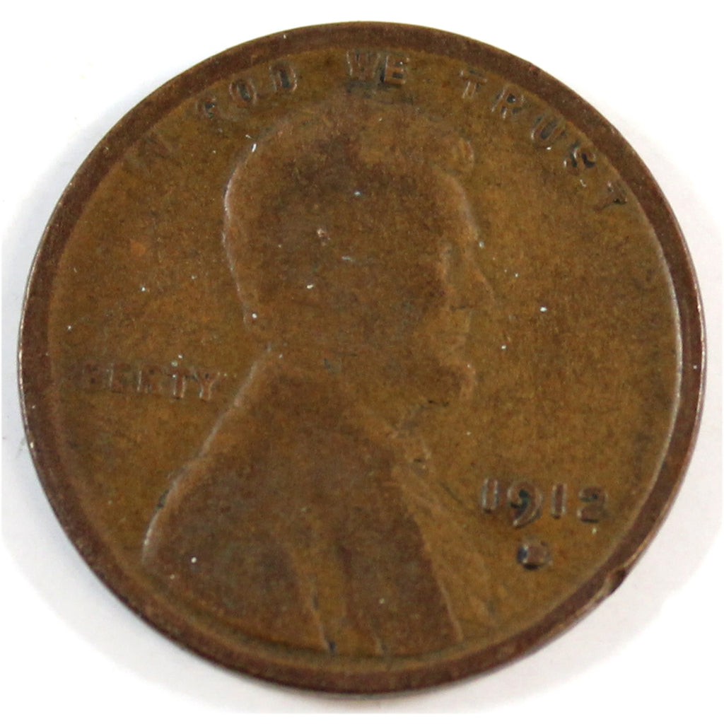 1912 D USA Cent G-VG (G6)