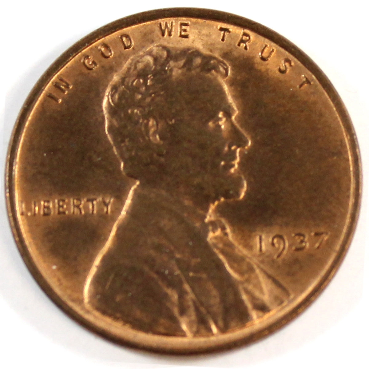 1937 USA Cent Brilliant Uncirculated (MS63) R&B