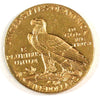 1909 D USA $5.00 Gold Extra Fine (EF40) Scratched $